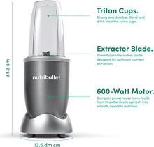 Load image into Gallery viewer, NutriBullet 600 Watts Multi Function Blender Mixer System