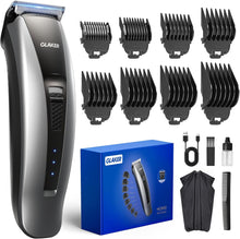 Load image into Gallery viewer, GLAKER Hair Clippers for Men Cordless Trimmer with Guards Blades