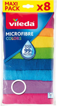 Load image into Gallery viewer, Vileda Microfibre Cloth Absorbent Hygienic Versatile Durable Washable