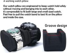 Load image into Gallery viewer, AUKURA Watch Storage Box for Five Watches Black