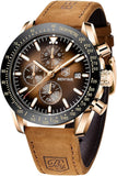 Mens Watch 100M Waterproof Chronograph Date Quartz Movement