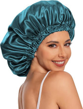 Load image into Gallery viewer, Satin Hair Cap Women&#39;s Silk Sleep Cap Natural Hair