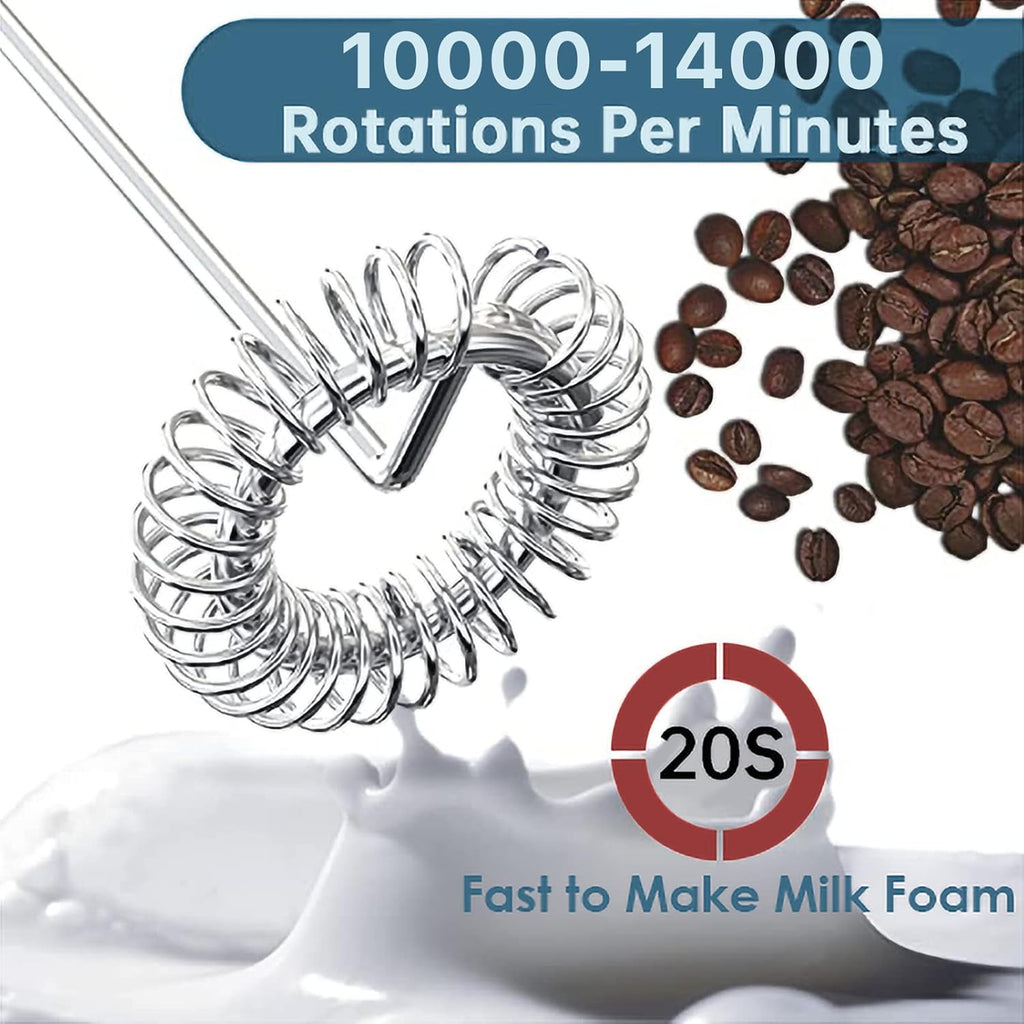AMLINK Milk Frother Handheld Electric Frother Mini Whisk