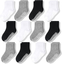 Load image into Gallery viewer, Non Slip Toddler Socks for Kids With Grips Boys Girls
