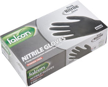 Load image into Gallery viewer, Falcon Nitrile Gloves Powder Free Medium Black