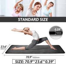 Load image into Gallery viewer, Yoga Mat Non Slip with Strap Included Exercise Mat