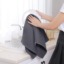 Load image into Gallery viewer, Cotton Waffle Weave Kitchen Dish Cloths Ultra Soft Absorbent