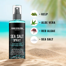 Load image into Gallery viewer, Viking Revolution Sea Salt Spray for Hair Men with Kelp Aloe Vera