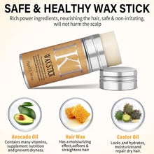 Load image into Gallery viewer, Hair Wax Stick for Hair Styling Non Greasy Strong Hold