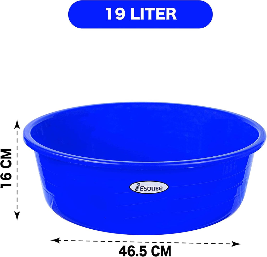 ESQUBE Multi Purpose Basin Wash Tub Blue