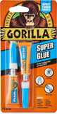 Gorilla Super Glue Clear 3g Tube 2 Pack