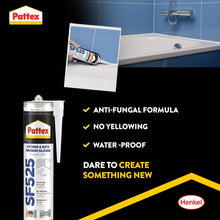 Load image into Gallery viewer, Pattex Sf525 Premium Silicone Sealant Mould Resistant