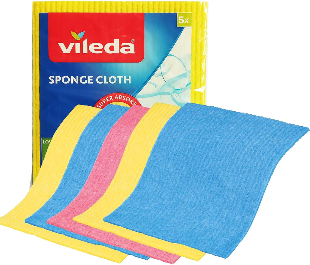Vileda Sponge Cloth Five Plus One