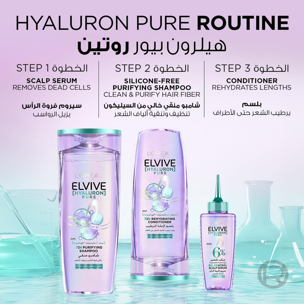 Loreal Elvive Hyaluron Pure Serum for Oily Scalp