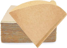 Load image into Gallery viewer, Coffee Filter Paper V60 Unbleached Disposable Filters