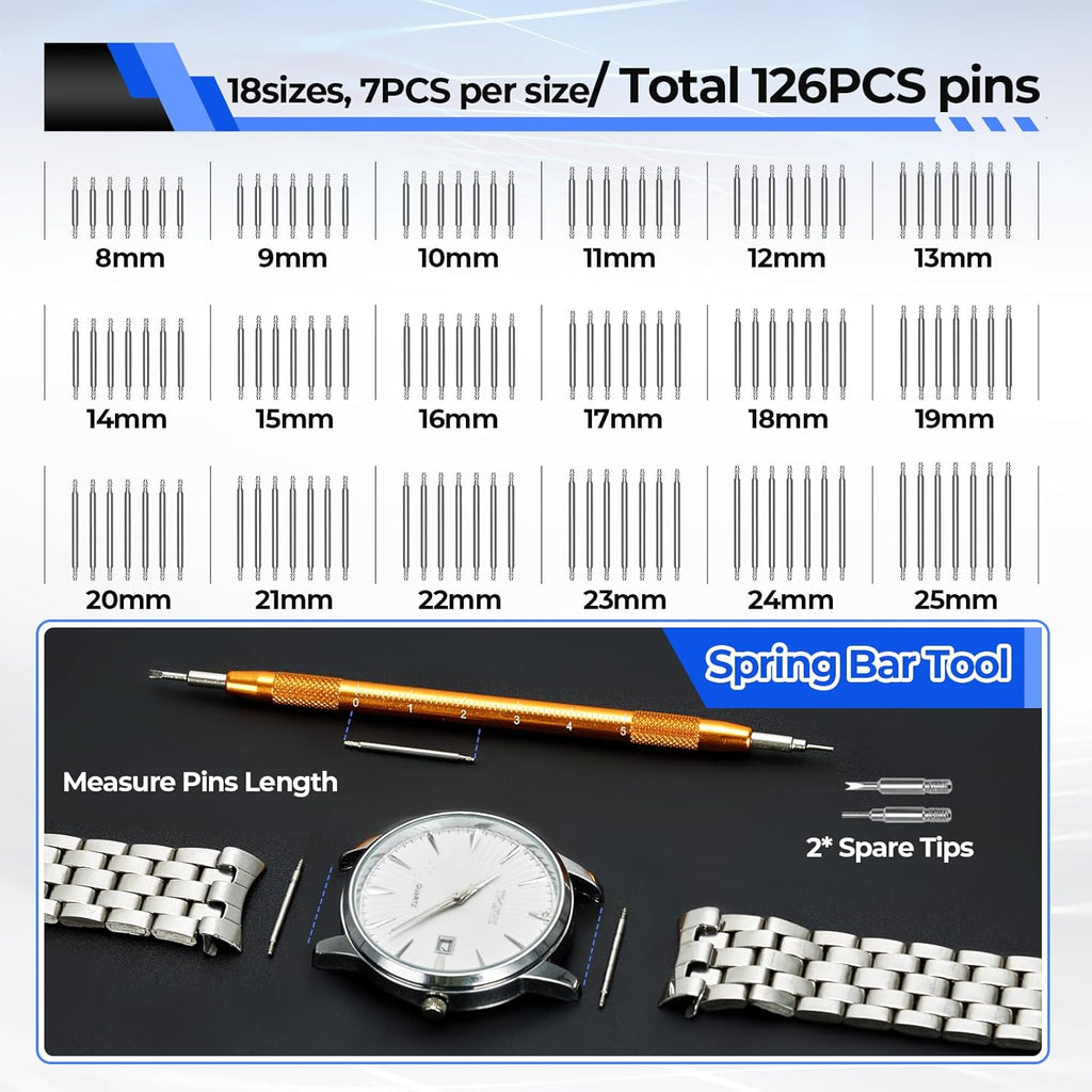 Watch Repair Kit Ohuhu Heavy Duty Tool Kit