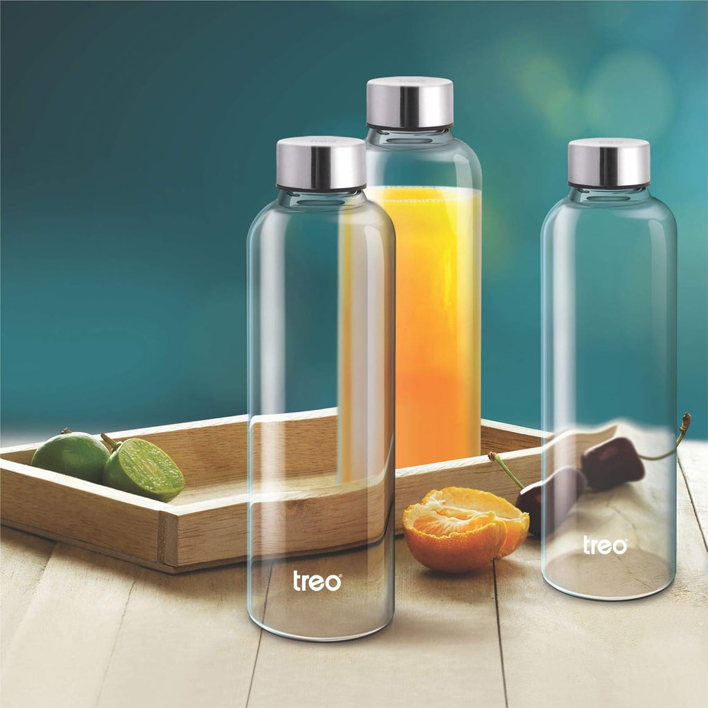 Milton Clarion Borosilicate Glass Water Bottle