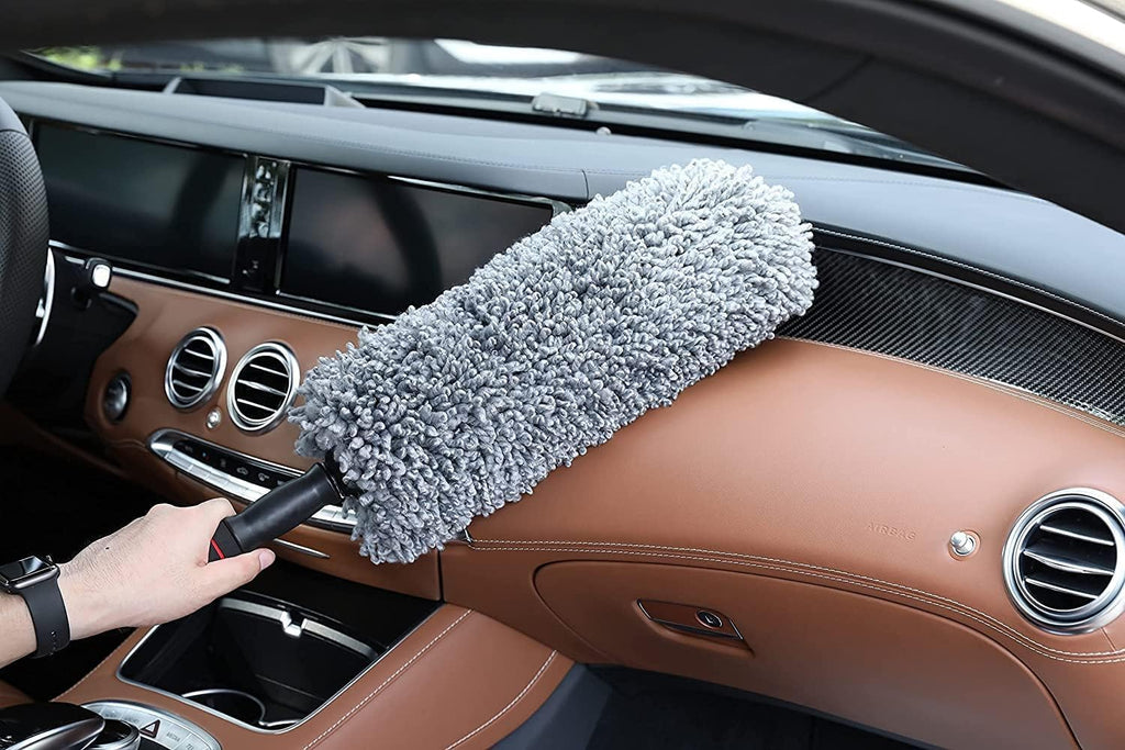 Microfiber Car Duster Kit for Exterior and Interior Detailing