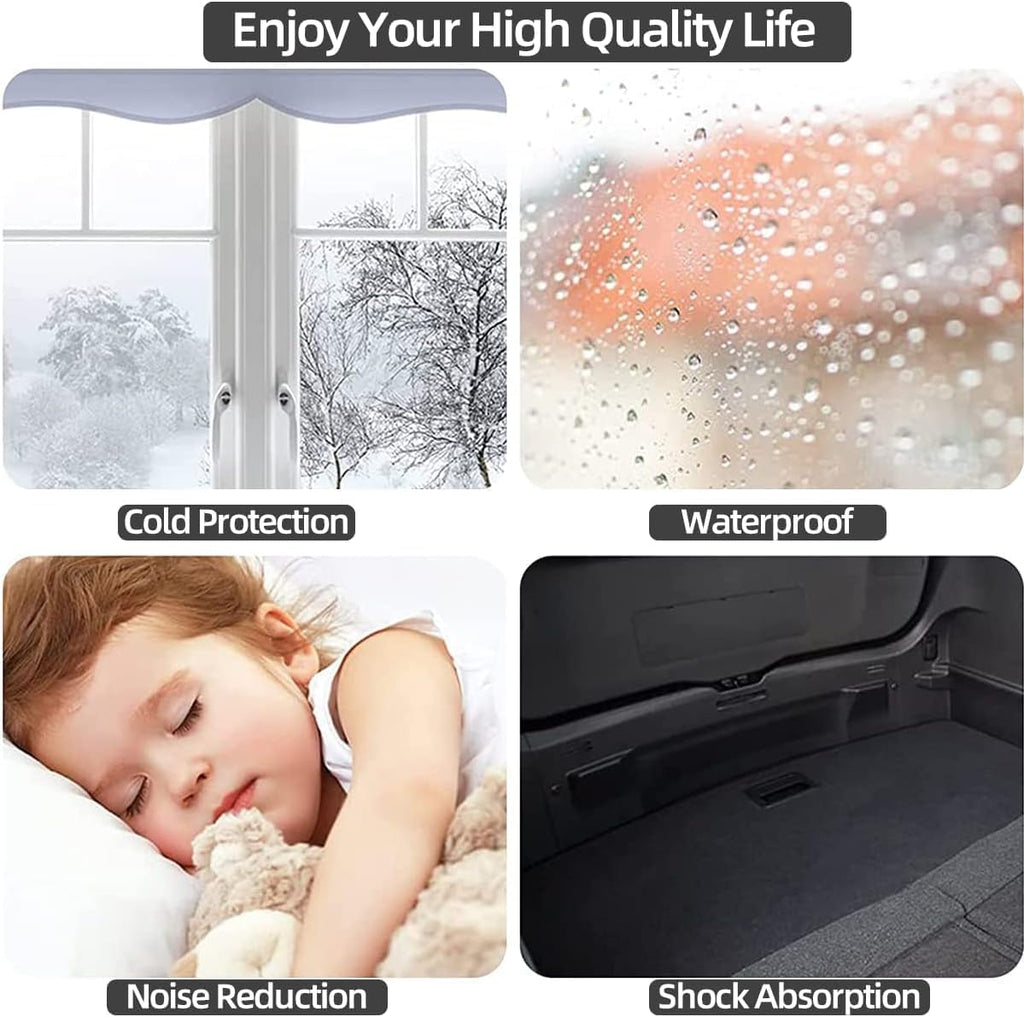 Door Weather Stripping Self Adhesive Rubber Insulation
