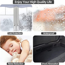 Load image into Gallery viewer, Door Weather Stripping Self Adhesive Rubber Insulation