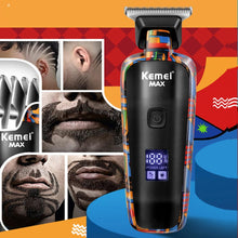 Load image into Gallery viewer, KEMEI Professional Hair Clippers Cordless LCD Display Trimmer Kit