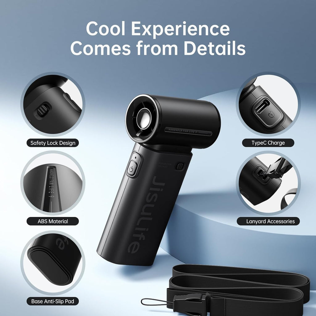 Portable Handheld Fan Mini USB Rechargeable