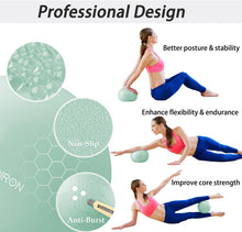 Load image into Gallery viewer, Pilates Ball Mini Exercise Ball for Pilates Yoga Core Training