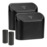Car Trash Can Container With Waste Bags Leak Proof