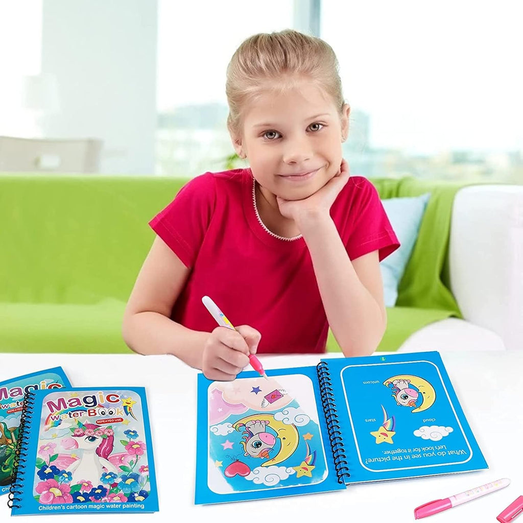 Mumoo Bear Magic Water Colouring Book for Kids