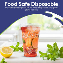 Load image into Gallery viewer, Packing Juice Cup 16Oz Clear Lid Disposable 25 Pieces