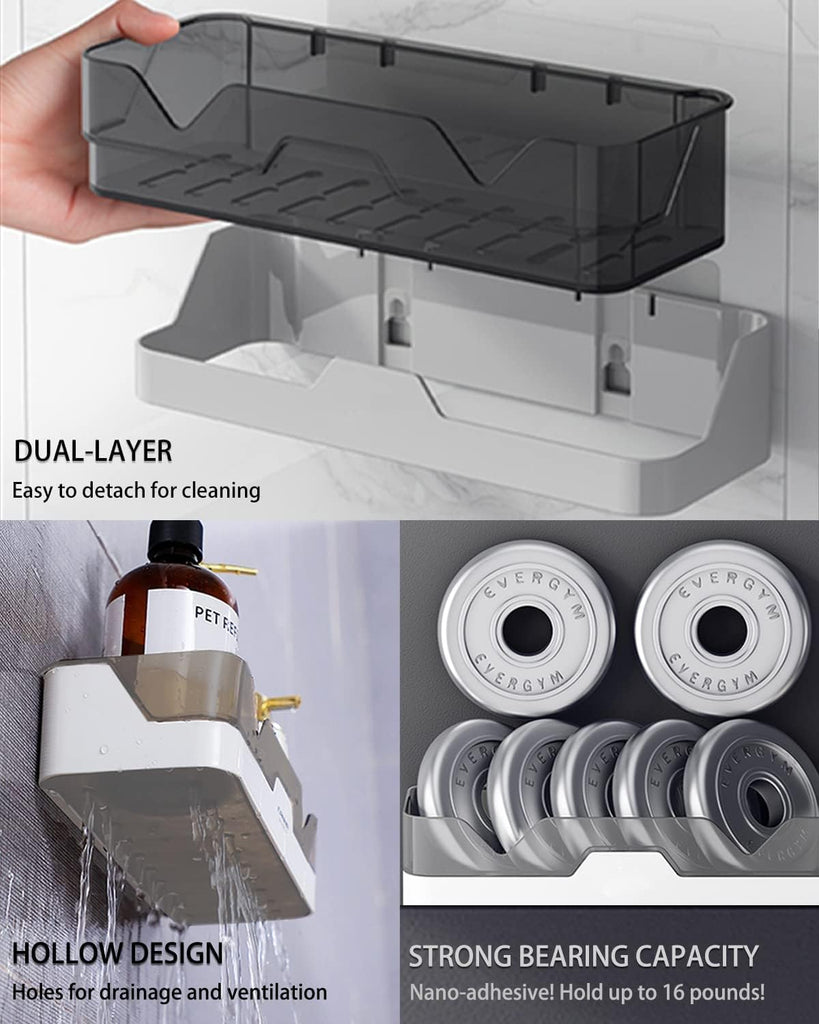 Shower Caddy Adhesive Shelf Bathroom Organizer