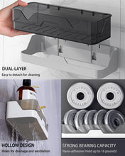 Load image into Gallery viewer, Shower Caddy Adhesive Shelf Bathroom Organizer
