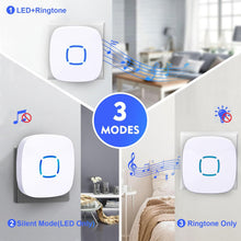 Load image into Gallery viewer, Wireless Doorbell Kit With Bells And Adjustable Volume