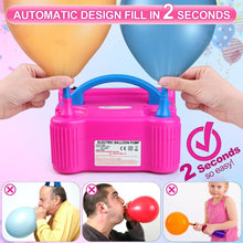 Load image into Gallery viewer, Electric Air Balloon Pump Set Dual Nozzle Balloon Inflator