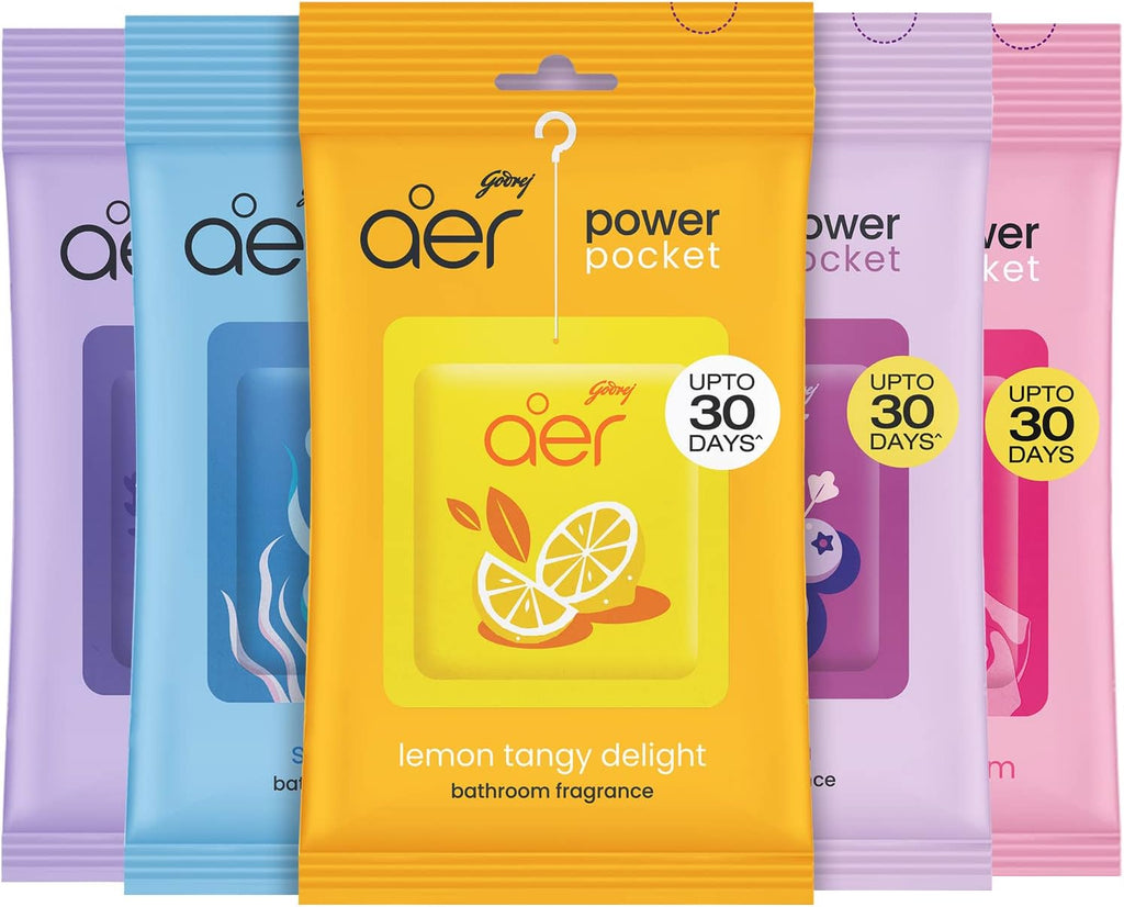 Godrej Aer Power Pocket Air Freshener Bathroom Toilet