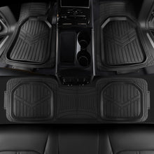 Load image into Gallery viewer, Amazon Basics Heavy Duty Rubber Floor Mats Set for Cars and SUVs
