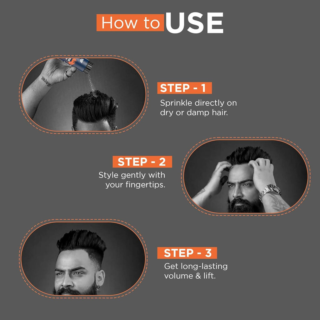 Beardhood Volumizing Powder for Strong Hold Natural