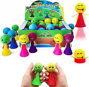 Jumping Spring Toys Colorful for Kids Birthday Party