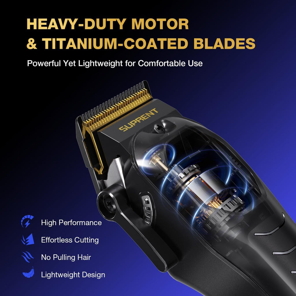 Professional Hair Clipper for Men Rechargeable Heavy Duty