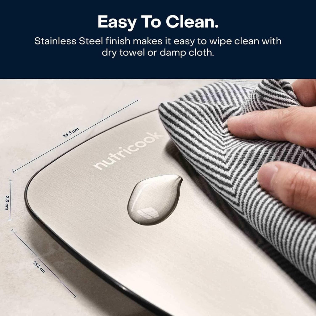 Nutricook Digital Kitchen Scale Eko Stainless Steel Food Scale