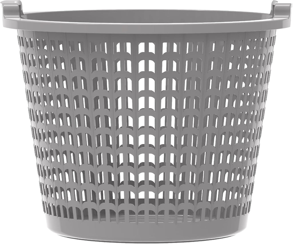 Cosmoplast Wide Laundry Basket Grey