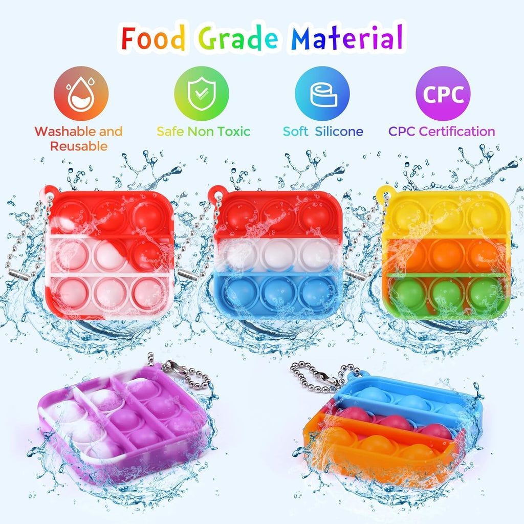 Kids Party Favors Fidget Toys Bulk Fidget Keychain Birthday