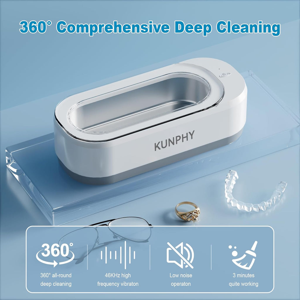 Ultrasonic Jewelry Cleaner Machine 350ml Professional