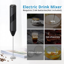 Load image into Gallery viewer, AMLINK Milk Frother Handheld Electric Frother Mini Whisk