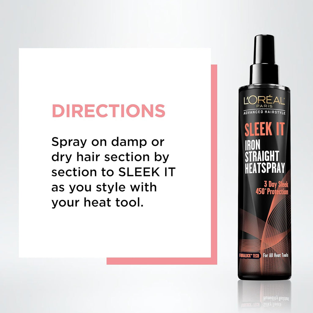 Loreal Paris Advanced Hairstyle Sleek It Iron Straight Spray