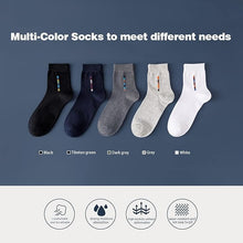 Load image into Gallery viewer, Infinos Cotton Mens Socks Mid Calf Formal Moisture Wicking