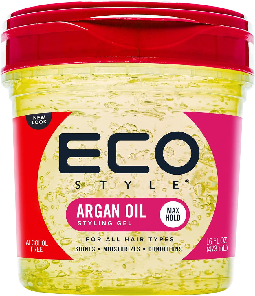 Eco Style Paraben free Hair Styling Gel with Argan Oil