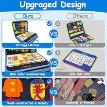 Load image into Gallery viewer, Toddler Busy Board Montessori Toy Learning Activity