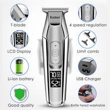 Load image into Gallery viewer, KEMEI Trimmer Cordless Hair Clipper for Men Professional