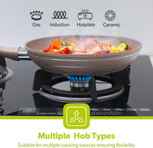 Load image into Gallery viewer, Royalford Smart Fry Pan Granite Non Stick Coating Multiple Hob
